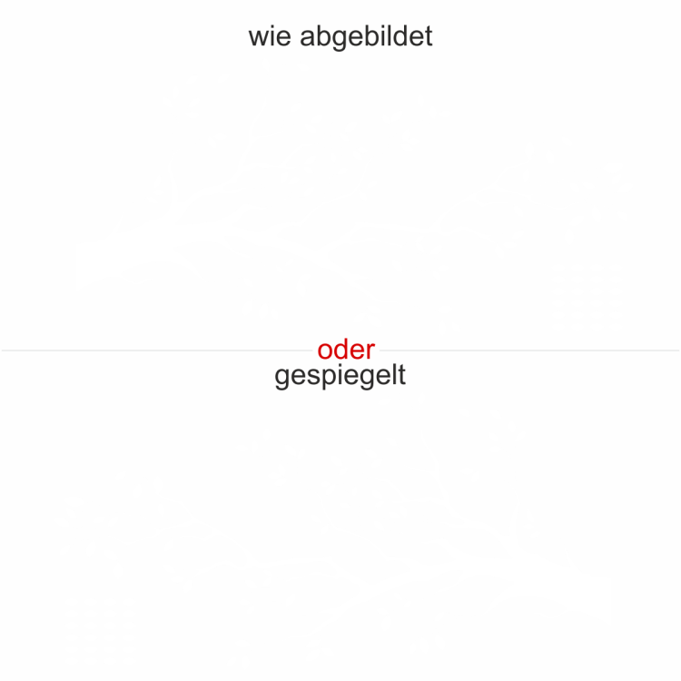 Glasdekor Herbstwind