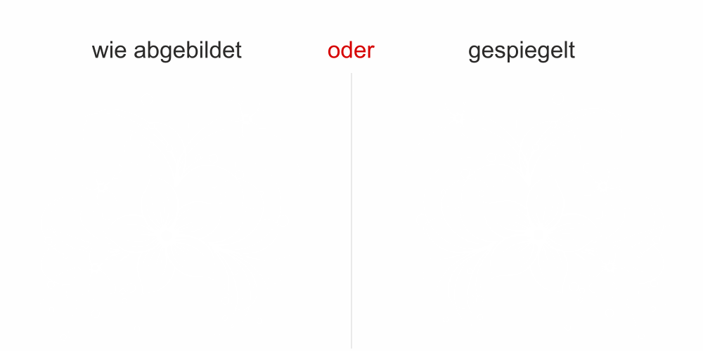 Glasaufkleber Rankendesign
