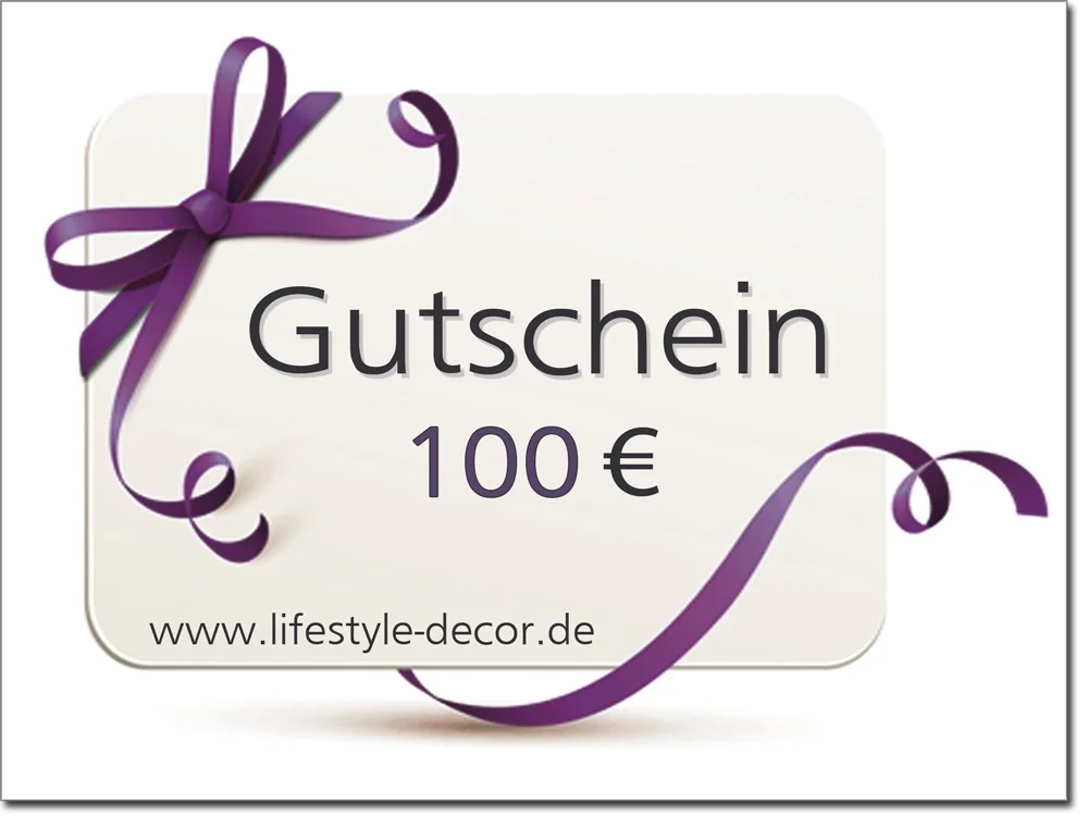 Gutschein 100 Euro von lifestyle-decor.de