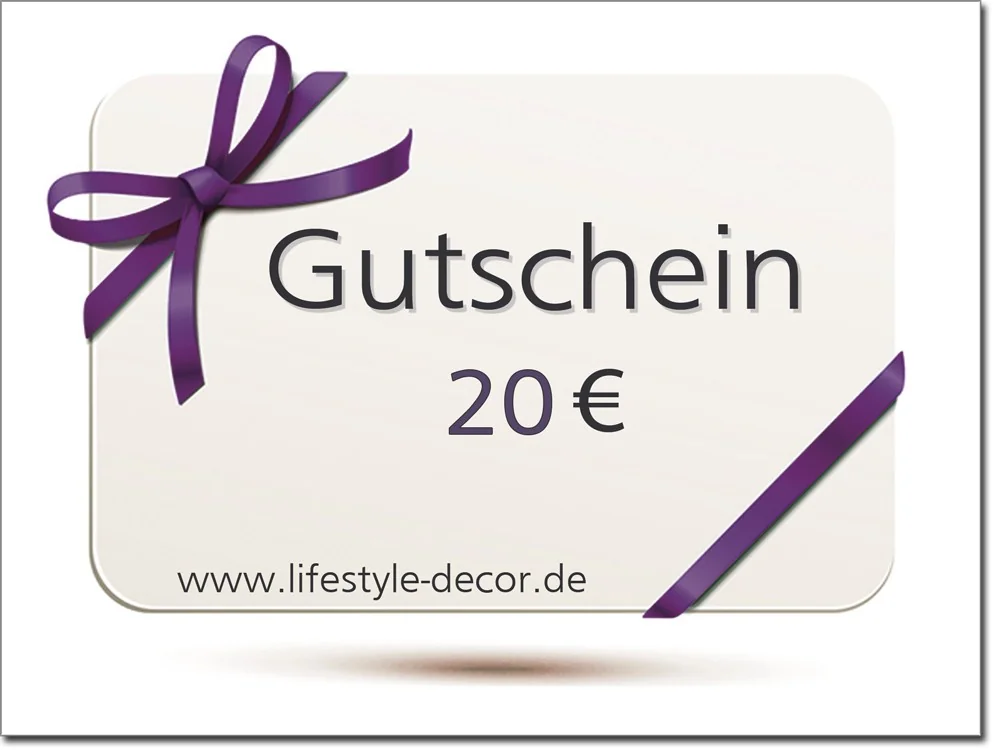 Gutschein 20 Euro lifestyle-decor.de