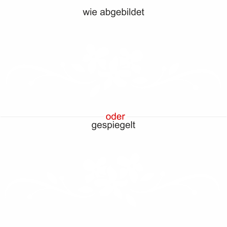 Möbeltattoo Florales Ornament
