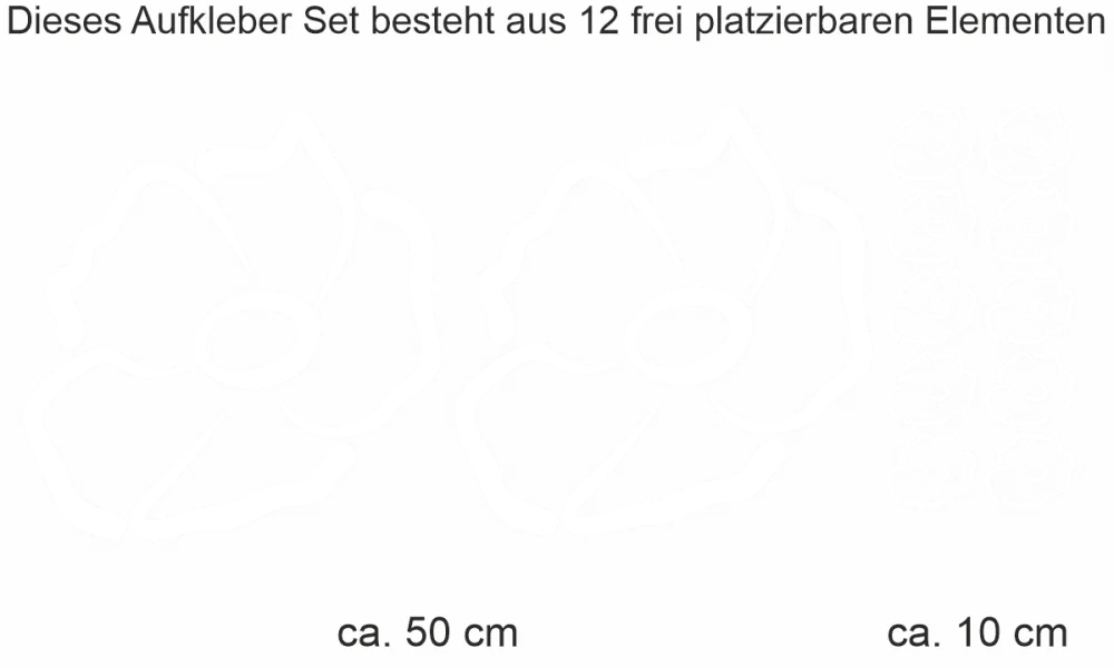 Cartattoo Set Blumenauto