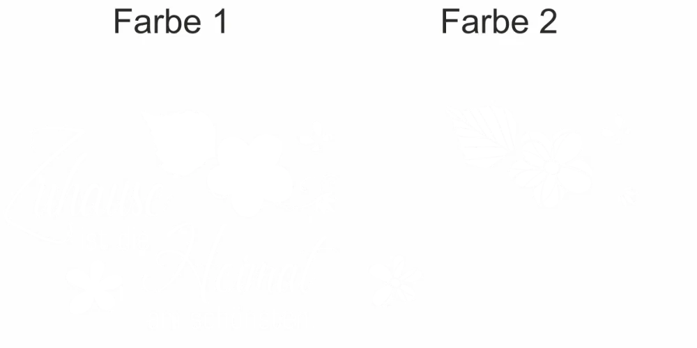 Wandtattoo Zuhause ist die Heimat am schönsten - Ansicht Farbauswahl Wandtattoo Zuhause ist die Heimat am schönsten - Ansicht Farbauswahl