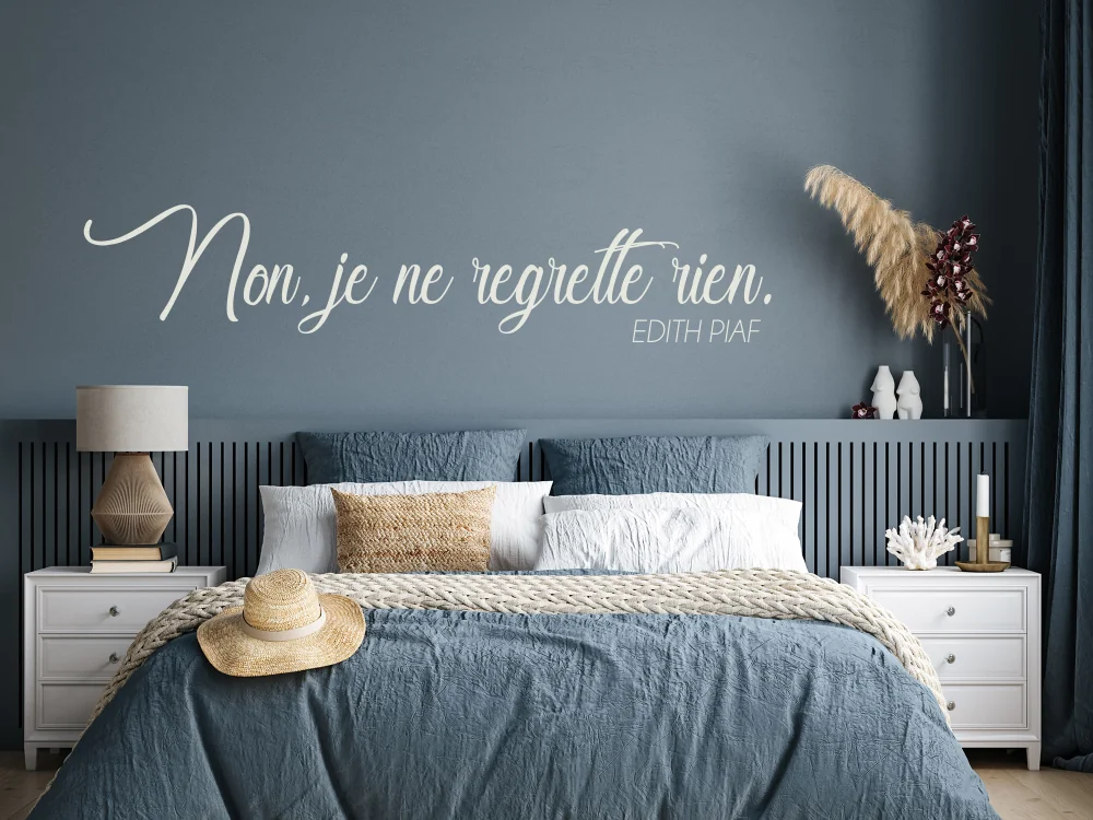 Wandtattoo Non je ne regrette rien