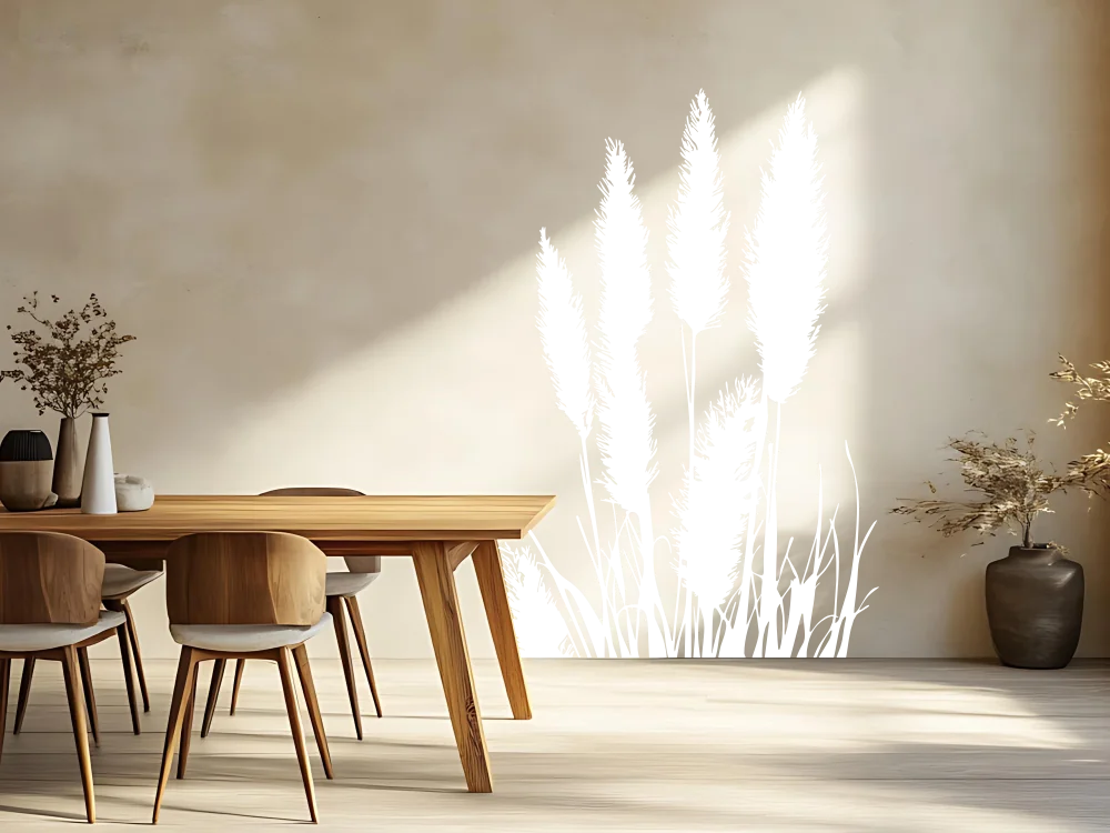Wandtattoo Pampasgras