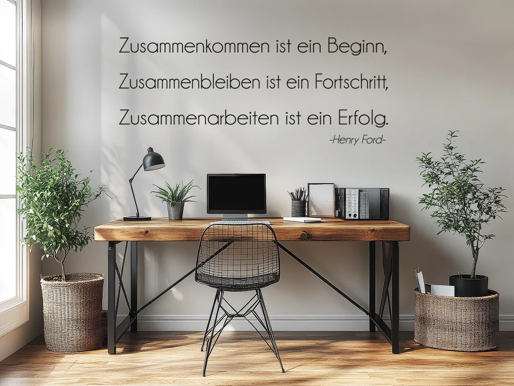 Wandtattoo Zusammenkommen von Henry Ford