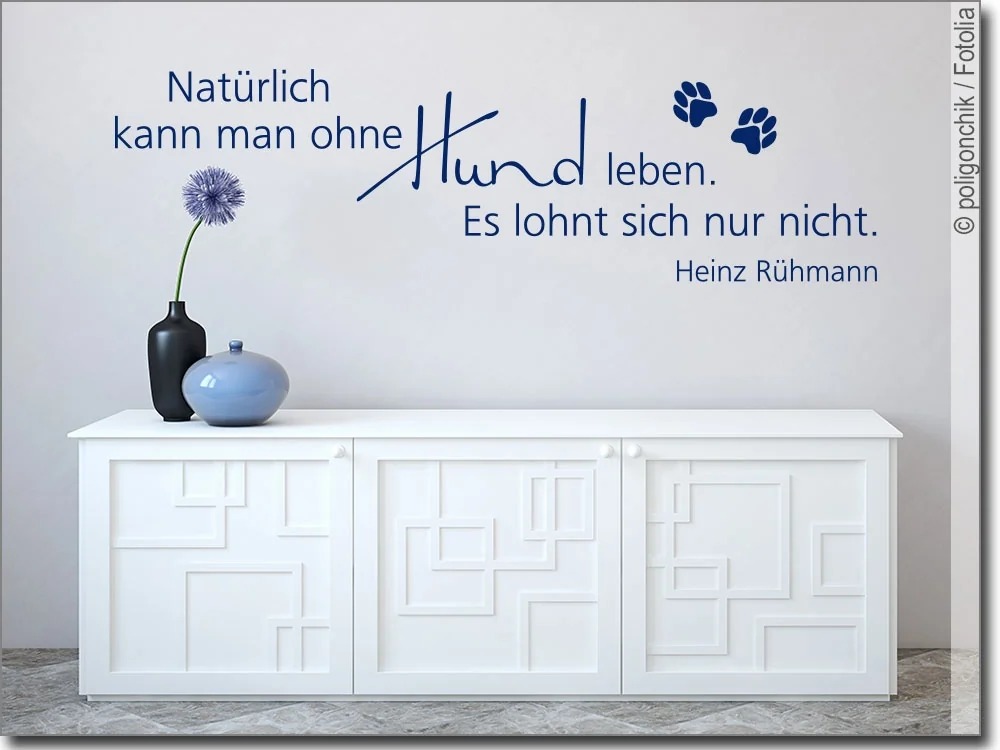 Spruch für die Wand von Heinz Rühmann