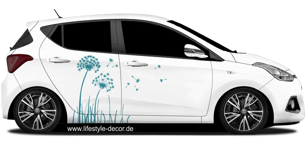 Auto Sticker Pusteblume autosticker mit pusteblume wirbelt im verkehr Auto Sticker Pusteblume autosticker mit pusteblume wirbelt im verkehr