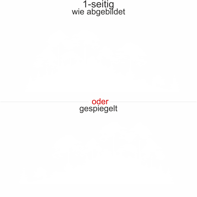 Autoaufkleber Baumgruppe