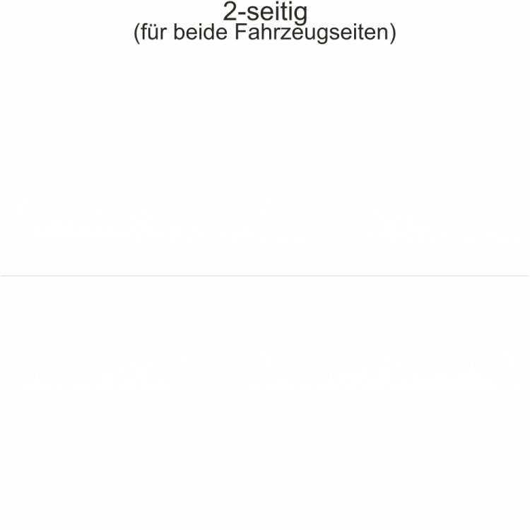 Campingaufkleber Bergpanorama