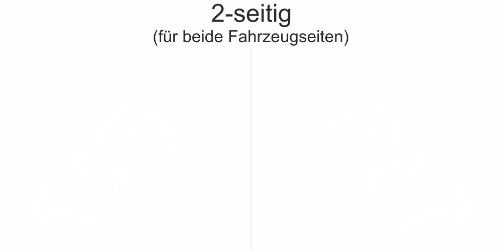 Autoaufkleber Fee mit Einhorn