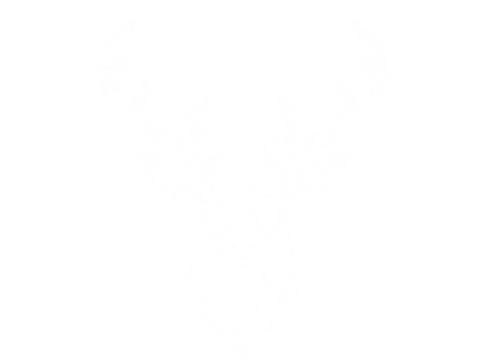 Aufkleber für Außen Geometrischer Hirsch