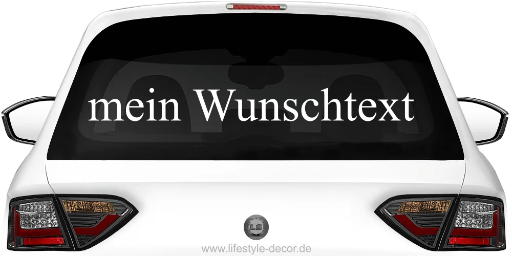 Autoaufkleber Wunschtext | 20