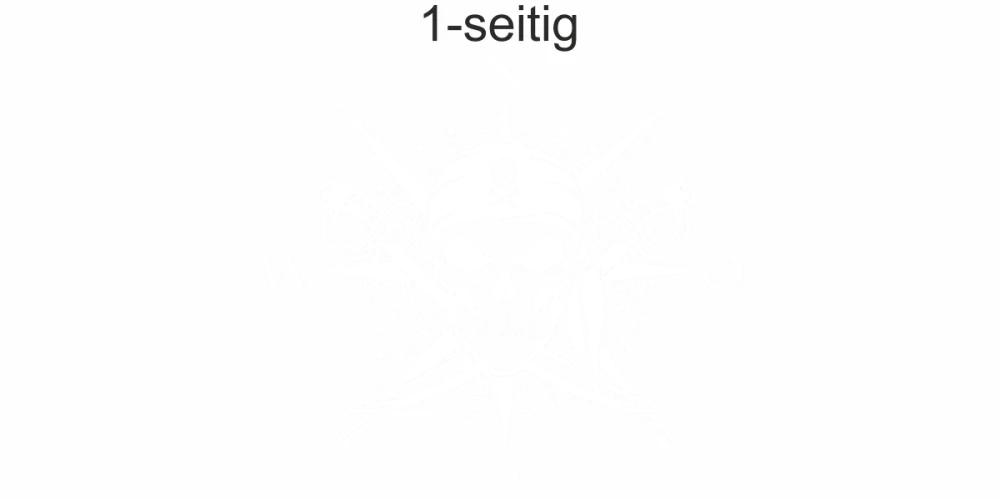 Aufkleber Windrose gekreuzte Säbel und Totenkopf