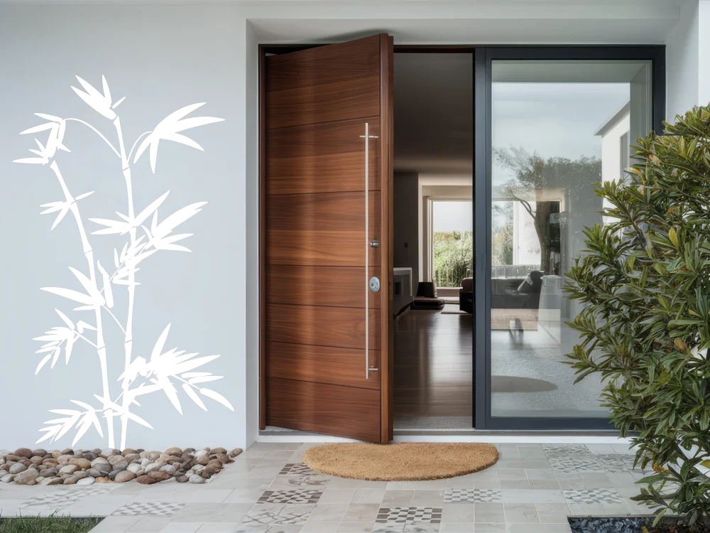 Außenaufkleber Bambusstrauch