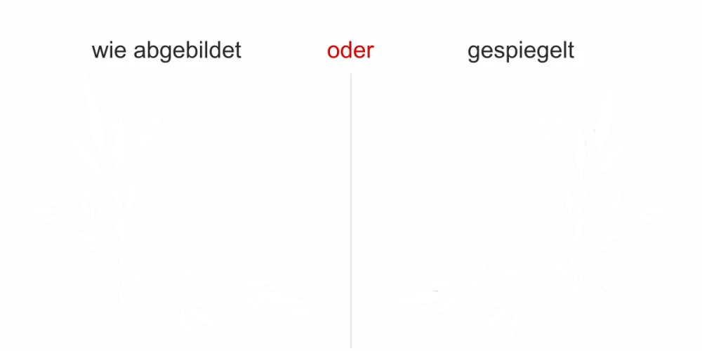Sticker für Außen Bambusgras - Ansicht Ausrichtung und Farbauswahl Sticker für Außen Bambusgras - Ansicht Ausrichtung und Farbauswahl