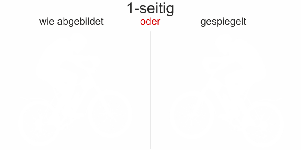 Autoaufkleber Mountainbike