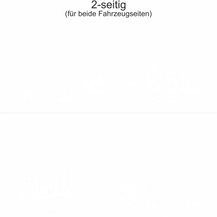 Autoaufkleber Berge und Meer Autoaufkleber Berge und Meer
