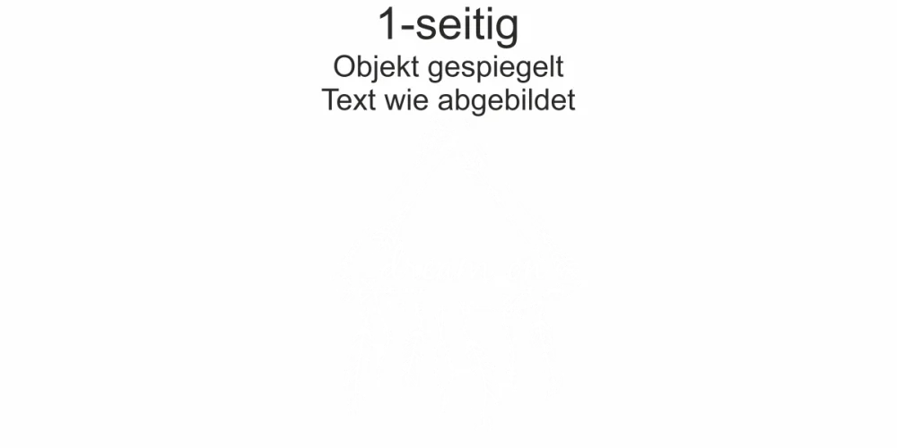 Text Dream on mit Federn als Autoaufkleber - Ansicht Ausrichtung und Farbauswahl