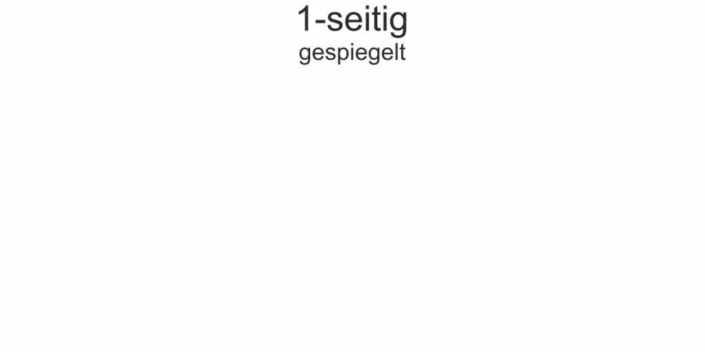 Text Dream on mit Federn als Autoaufkleber - Ansicht Ausrichtung und Farbauswahl