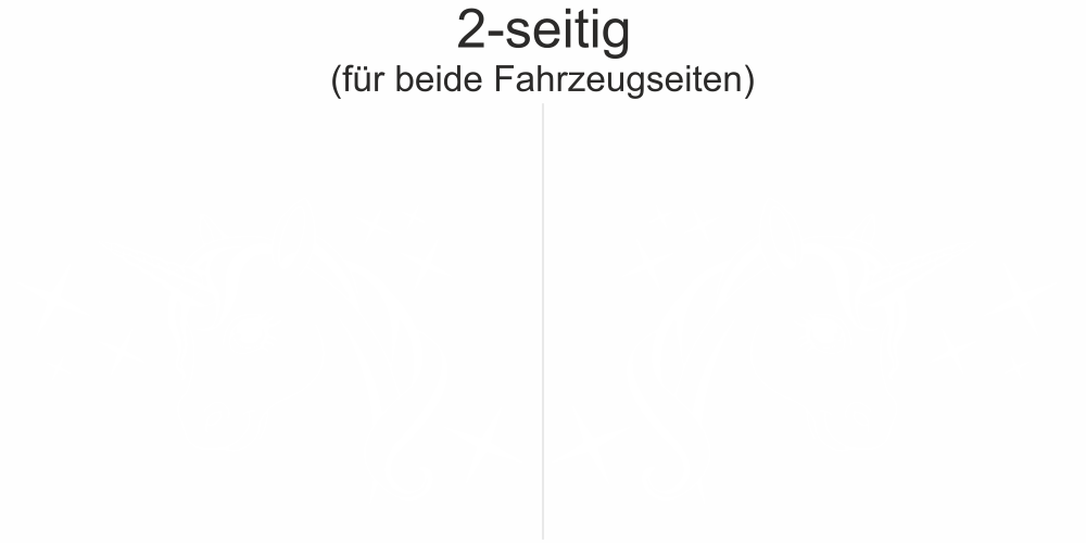 Autoaufkleber Einhorn