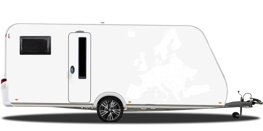 Autoaufkleber Europakarte