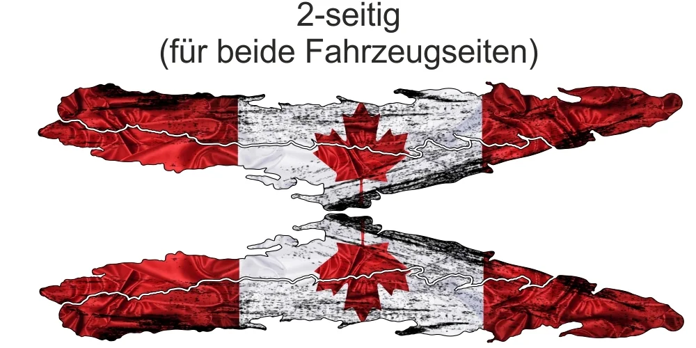 Autoaufkleber Flagge Kanada