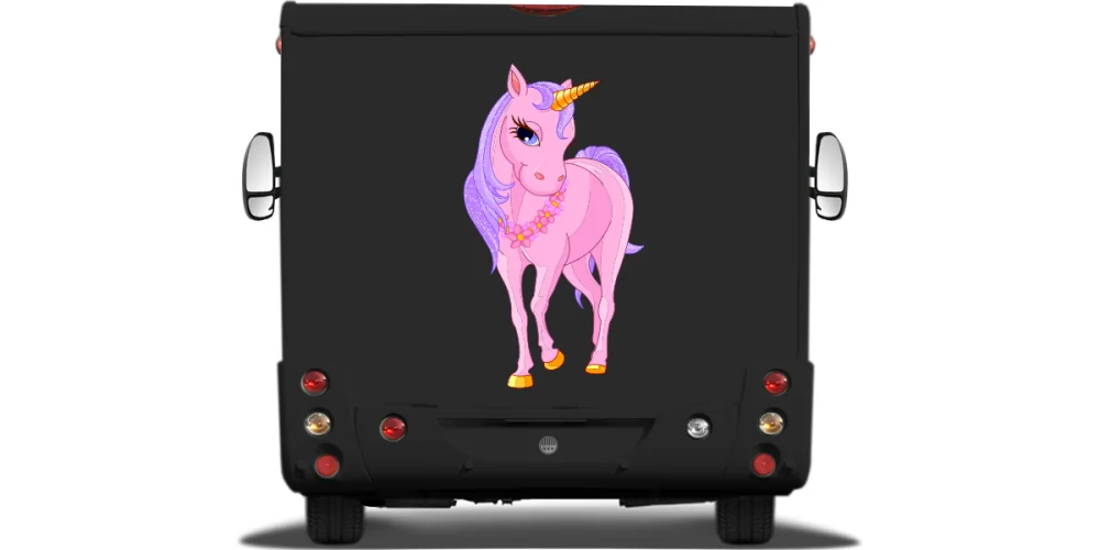 Autoaufkleber Glitzer Einhorn Autoaufkleber Glitzer Einhorn