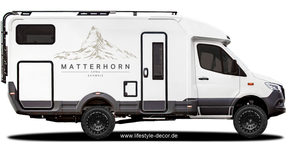 Autoaufkleber Matterhorn