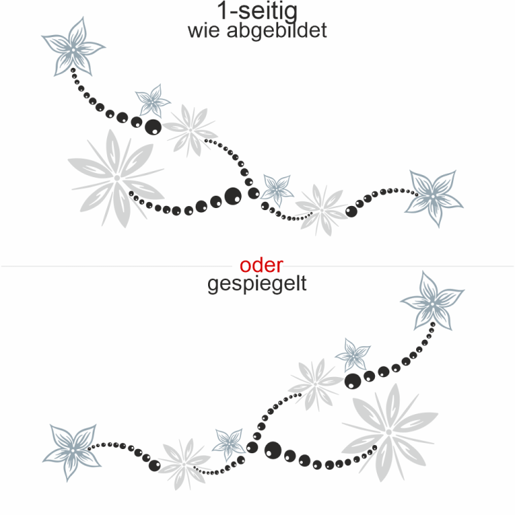 Autoaufkleber Ornament Florale Kunst