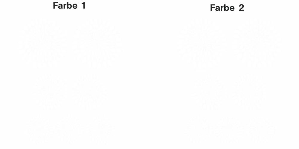 Autoaufkleber Satz Blumen Design - Frei platzierbare Elemente und Farbauswahl