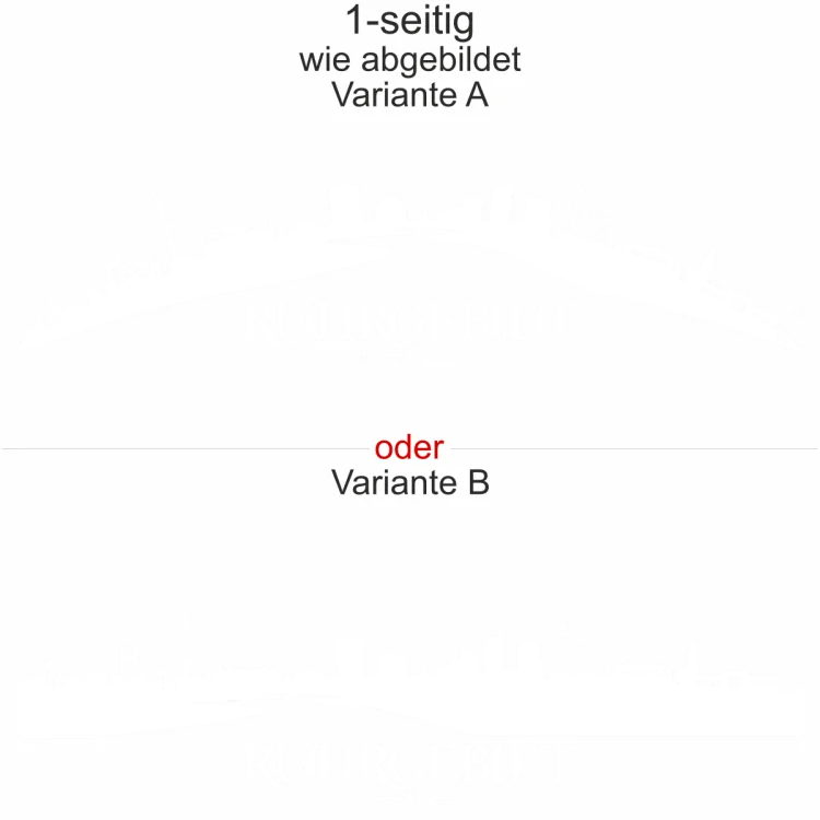 Autoaufkleber Silhouette Ruhrgebiet