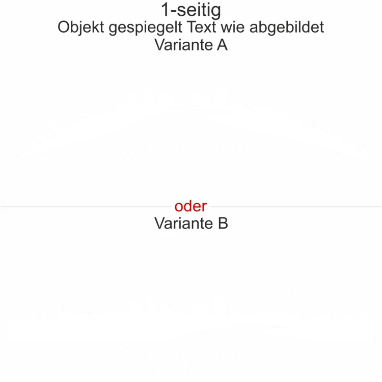 Autoaufkleber Silhouette Ruhrgebiet