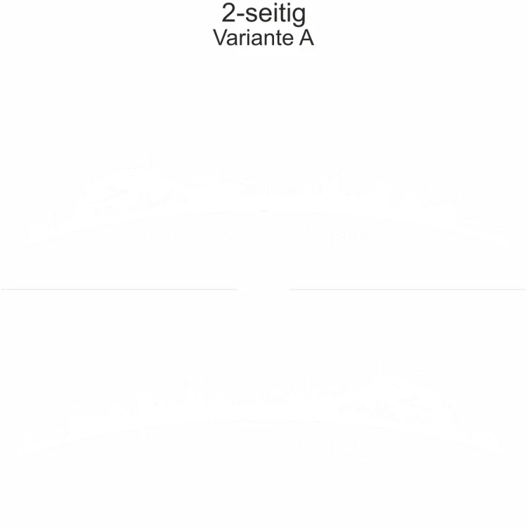 Autoaufkleber Skyline Bundesland Baden-Württemberg