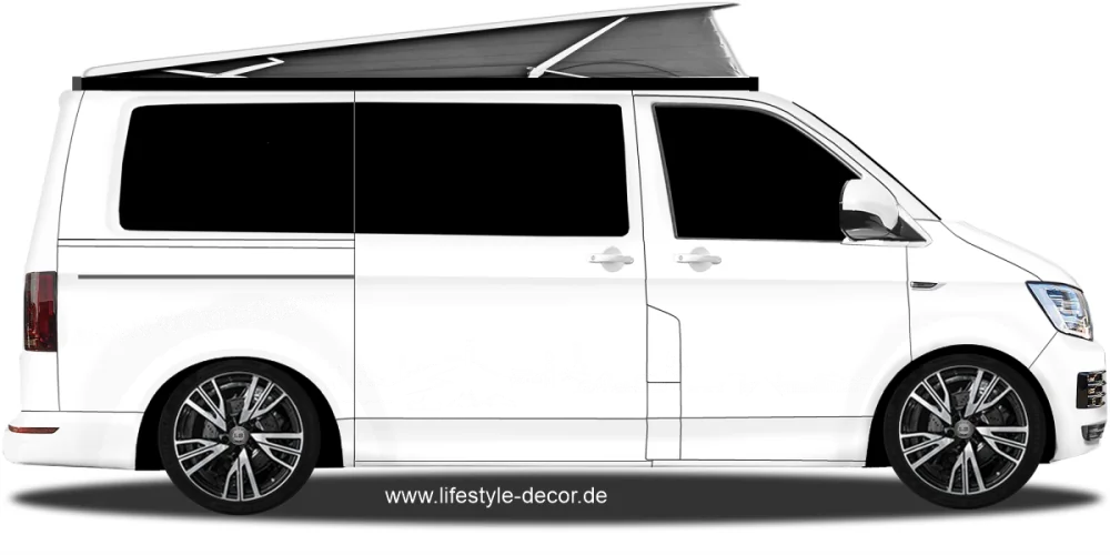 Autoaufkleber Skyline Bundesland Baden-Württemberg