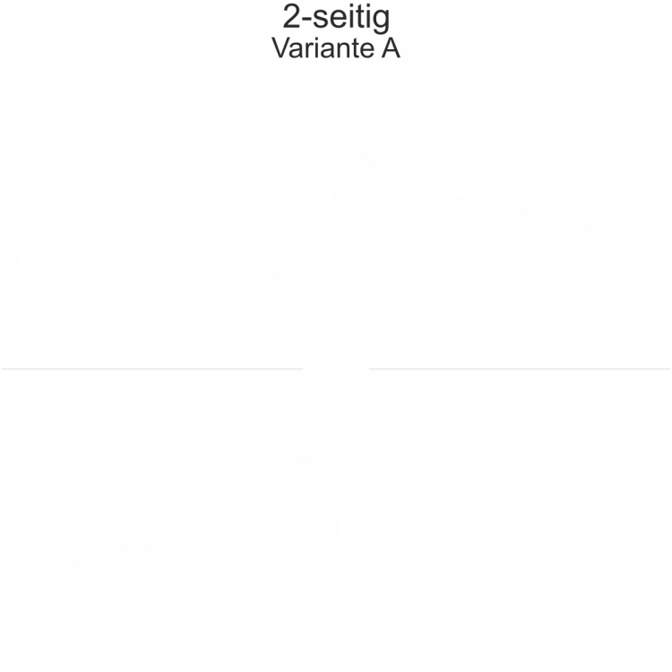 Autoaufkleber Skyline Bundesland Brandenburg