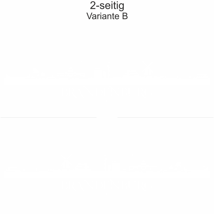 Autoaufkleber Skyline Bundesland Brandenburg