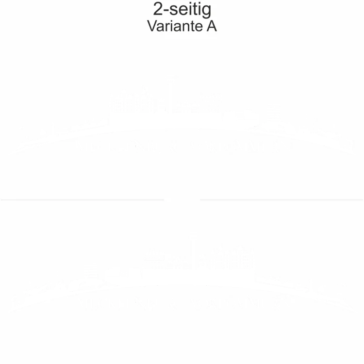 Autoaufkleber Skyline Bundesland Mecklenburg-Vorpommern