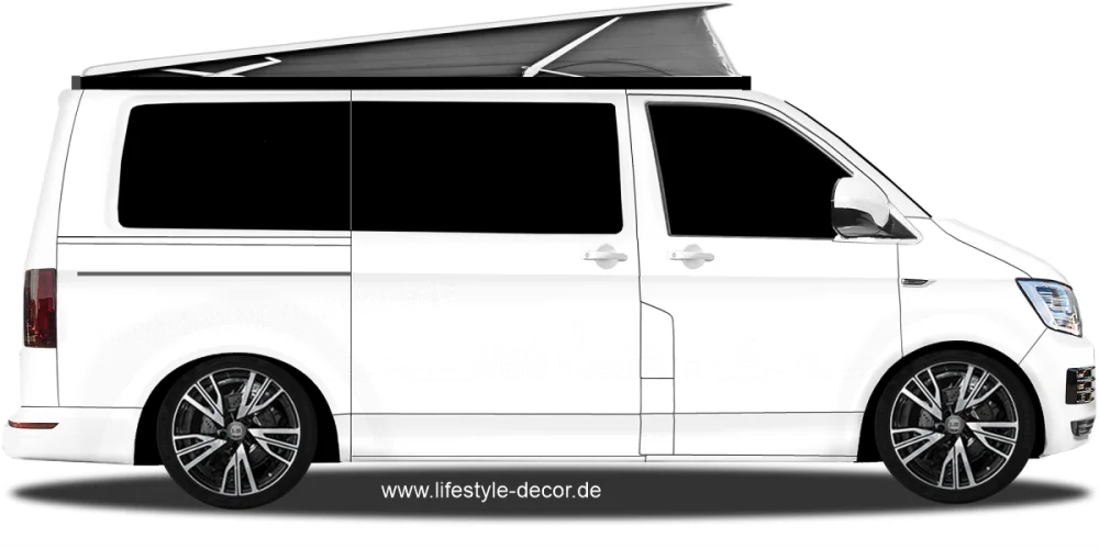 Autoaufkleber Skyline Bundesland Mecklenburg-Vorpommern