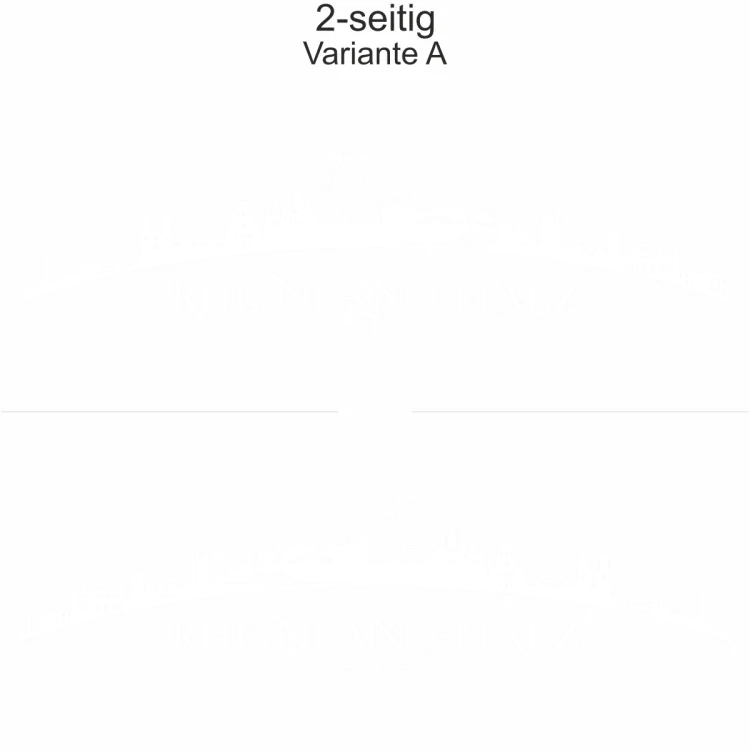 Autoaufkleber Skyline Bundesland Rheinland-Pfalz