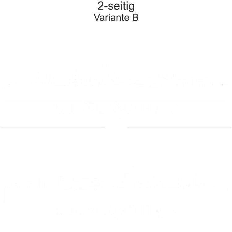 Autoaufkleber Skyline Bundesland Rheinland-Pfalz