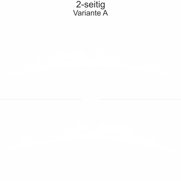 Autoaufkleber Skyline Bundesland Sachsen-Anhalt