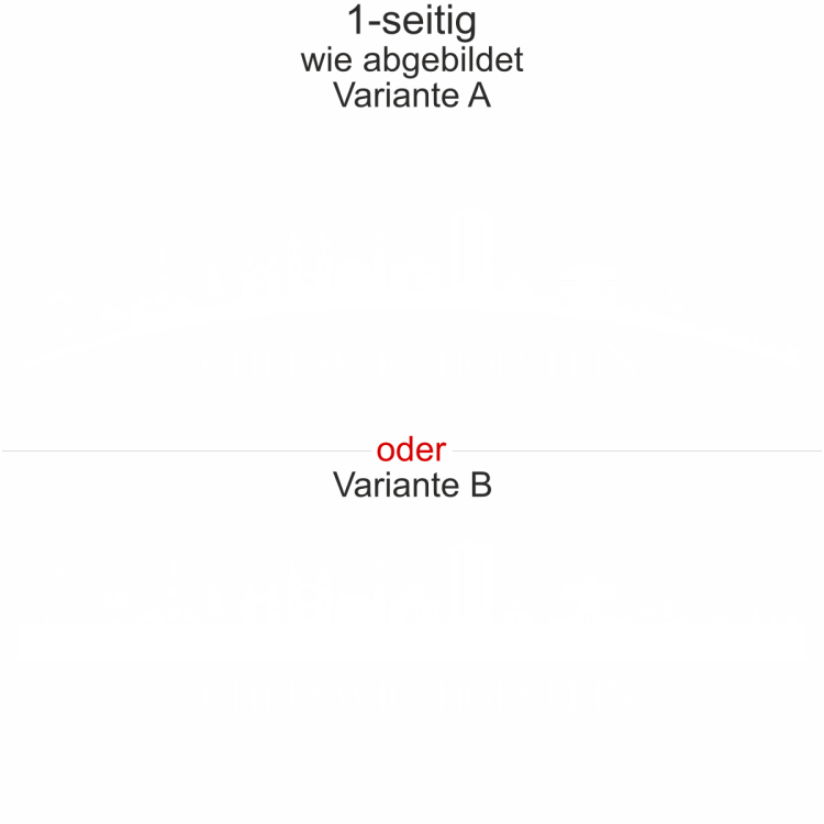 Autoaufkleber Skyline Bundesland Schleswig-Holstein