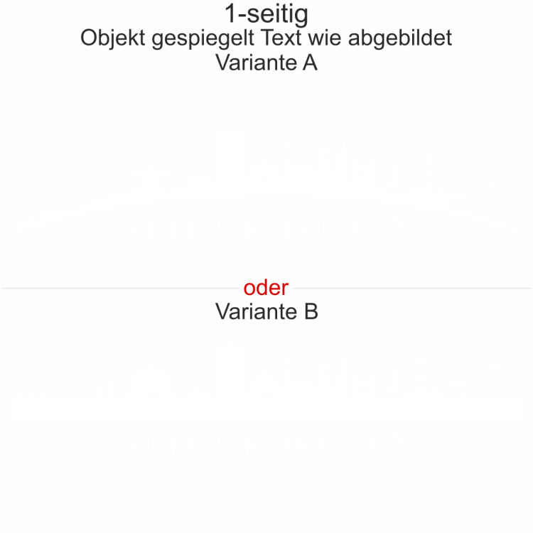 Autoaufkleber Skyline Bundesland Schleswig-Holstein