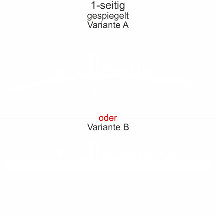 Autoaufkleber Skyline Bundesland Schleswig-Holstein