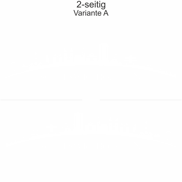 Autoaufkleber Skyline Bundesland Schleswig-Holstein