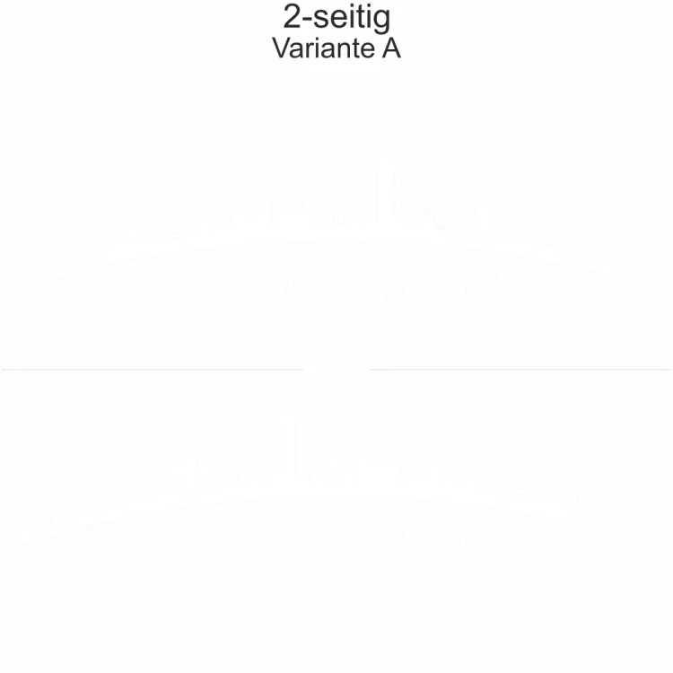 Autoaufkleber Skyline Bundesland Schleswig-Holstein
