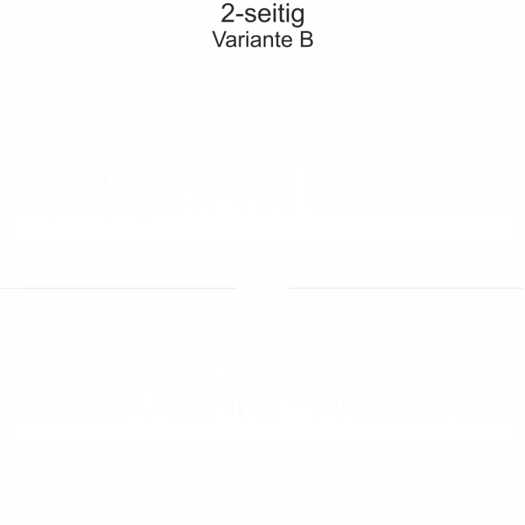 Autoaufkleber Skyline Bundesland Schleswig-Holstein