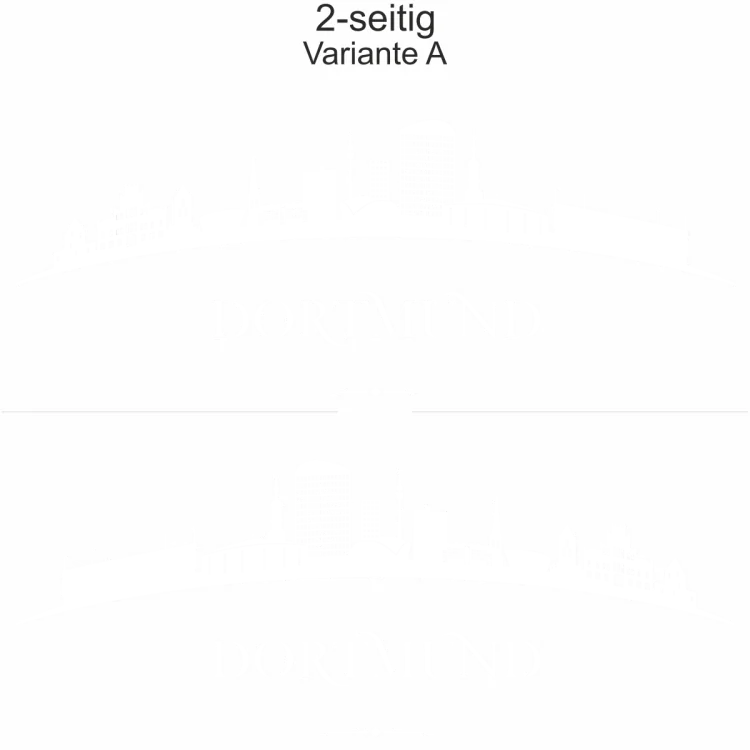 Autoaufkleber mit Dortmunder Skyline - Ansicht zweiseitig für beide Fahrzeugseiten und Farbauswahl Autoaufkleber mit Dortmunder Skyline - Ansicht zweiseitig für beide Fahrzeugseiten und Farbauswahl