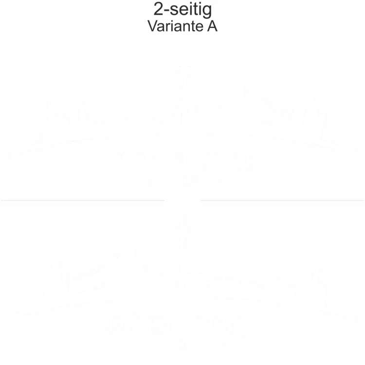Autoaufkleber Skyline Düsseldorf - Ansicht zweiseitig für beide Fahrzeugseiten und Farbauswahl Autoaufkleber Skyline Düsseldorf - Ansicht zweiseitig für beide Fahrzeugseiten und Farbauswahl